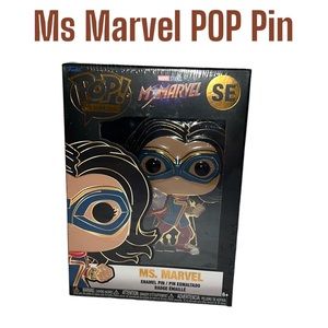 Ms Marvel POP Enamel Pin NWT